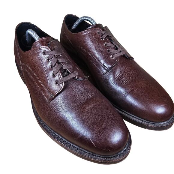 Allen Edmonds Mens Cyrus Derby Leather Oxford Loafer Dress  Brown 2759 Size 11 D main image 8